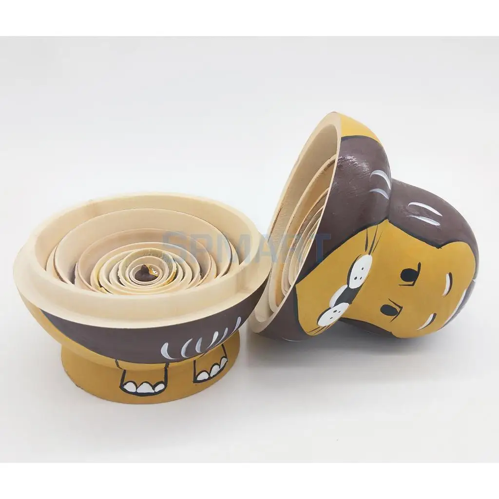 10 шт. деревянный русская матрешка куклы игрушки матрешки ручной работы бабушка