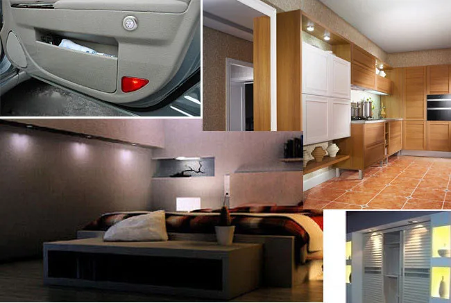 3 светодиодный настенный светильник для кухонного шкафа освещение наклейка