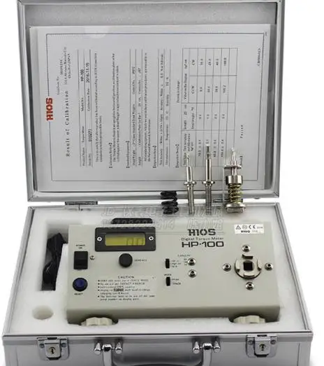 HIOS HP 100 мощный определенный крутящий момент Электрический тестер крутящего