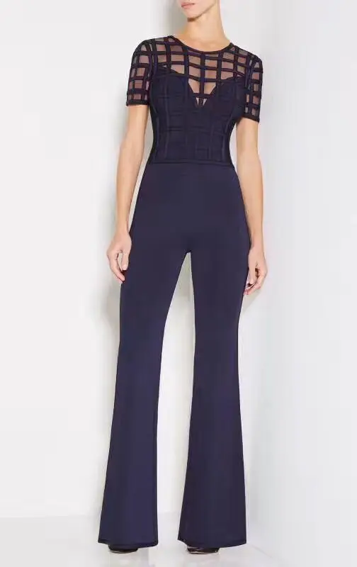 1:1 высокого качества женские HL бандажные комбинезоны знаменитостей модные