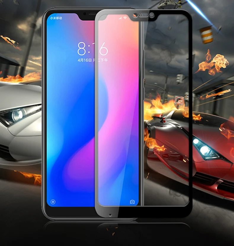 Для Xiaomi mi a2 lite плёнка из закалённого стекла MOFI mi A2 защитная плёнка полностью покрывающая экран для Xiaomi mi A2 прозрачный 2.5D пленка из закаленного стекла