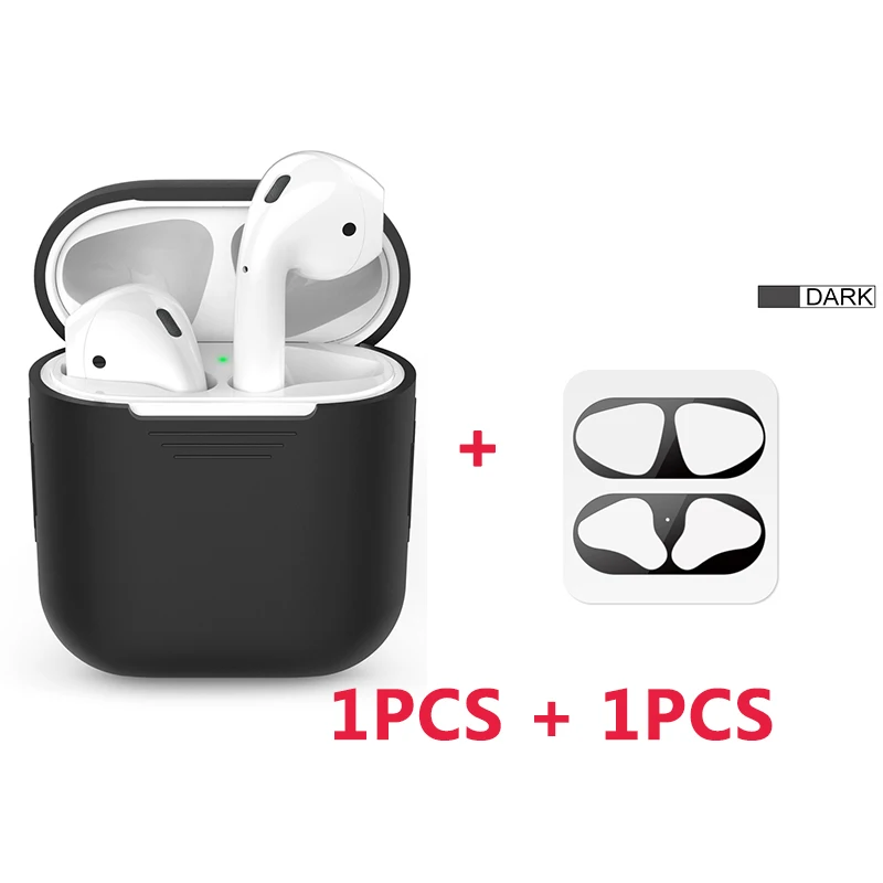 2 в 1 защитный чехол для наушников Apple AirPods | Электроника