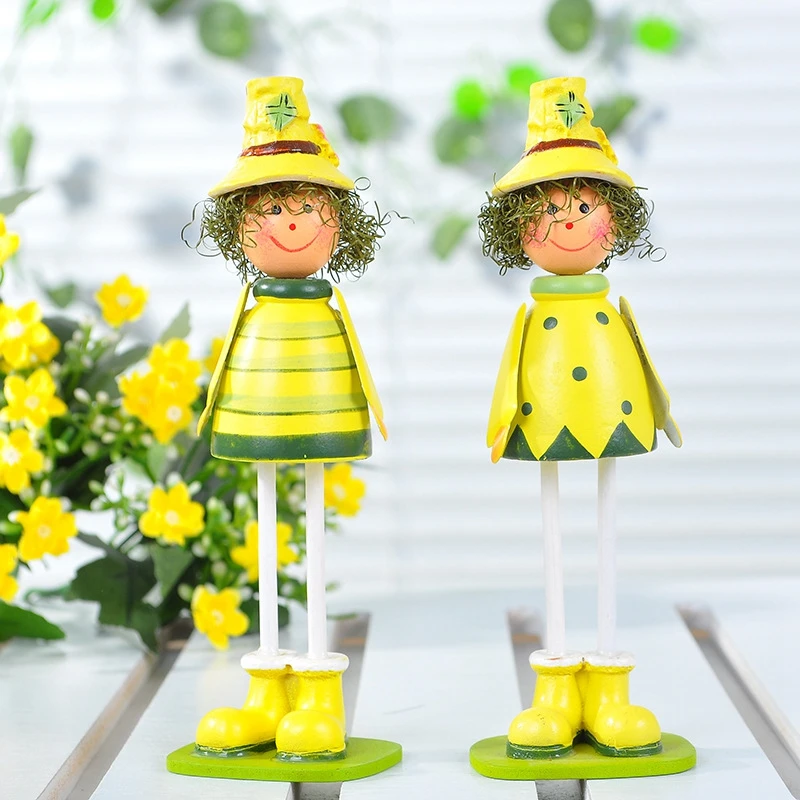 Деревянные подвесные куклы креативные современные фигурки ручная роспись