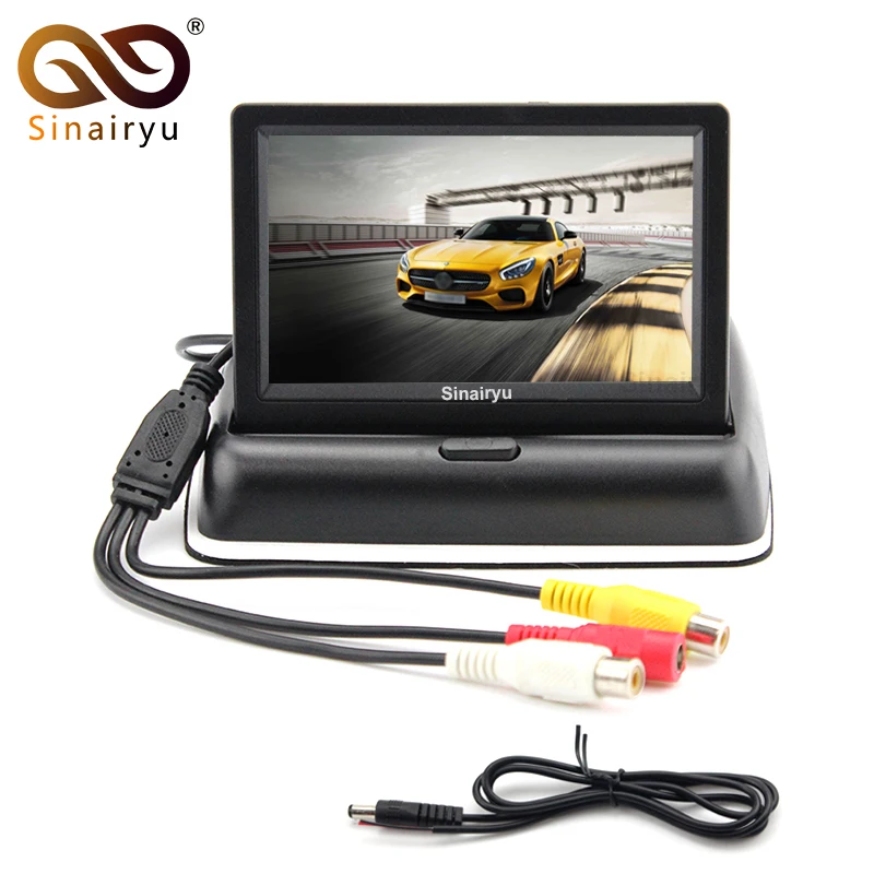 4 3 &quotдюймовый складной дисплей светодиодная подсветка часов тонкопленочное