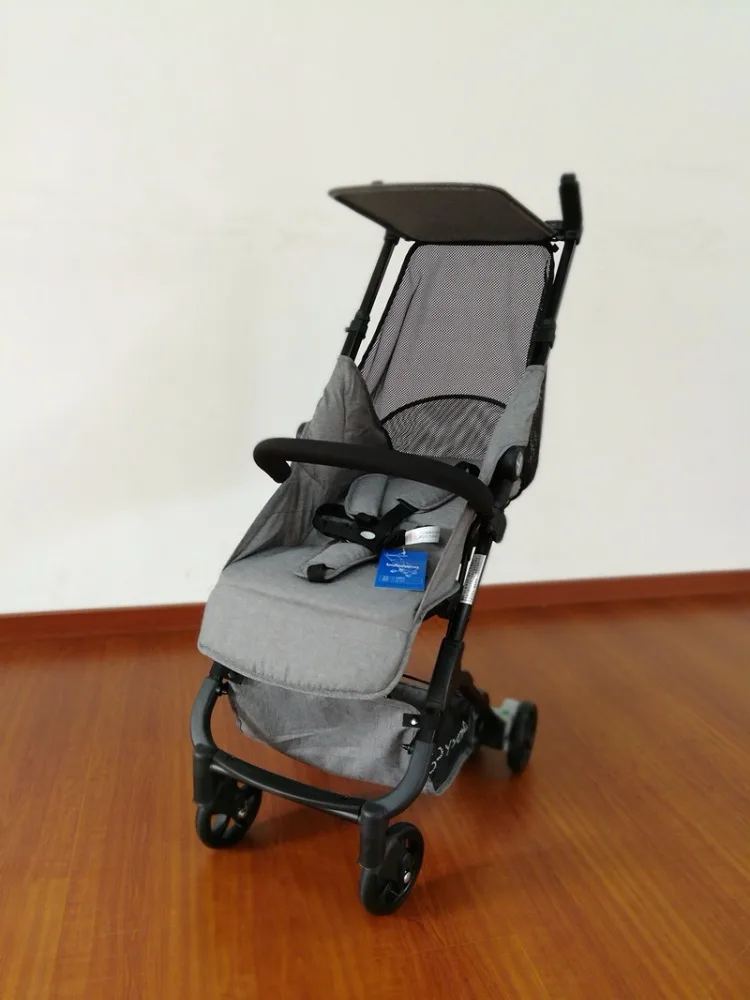 Pockit коляска мини детская коляска 165 для сна с подставкой для ног - Цвет: black