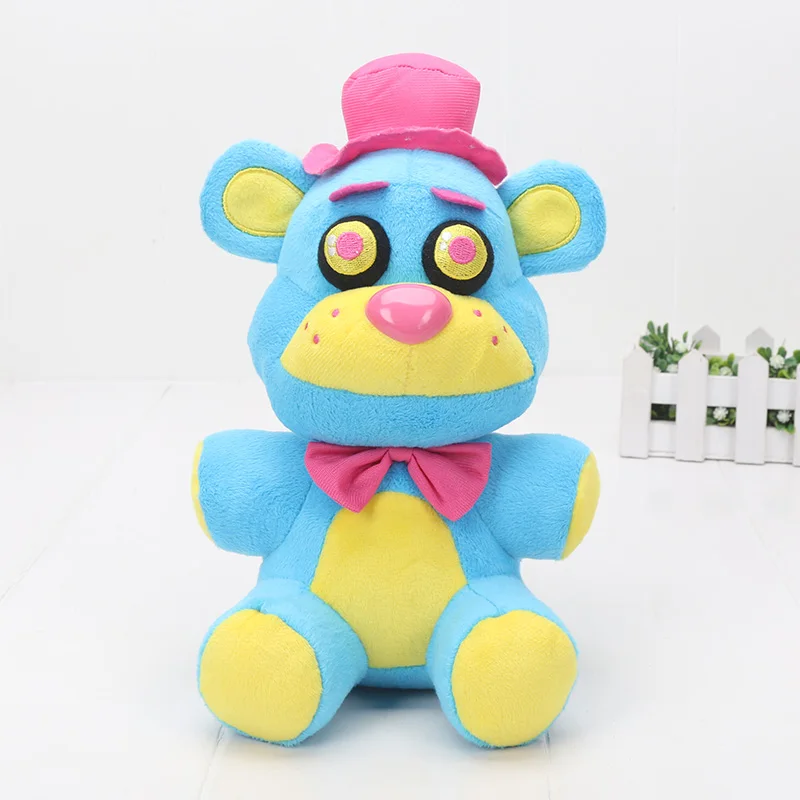 25 см игра FNAF Five Nights at Freddy's Funtime Foxy Mangle Chica кошмар Бонни сестра расположение медведь Фредди плюшевые игрушки куклы - Цвет: 25cm blue foxy
