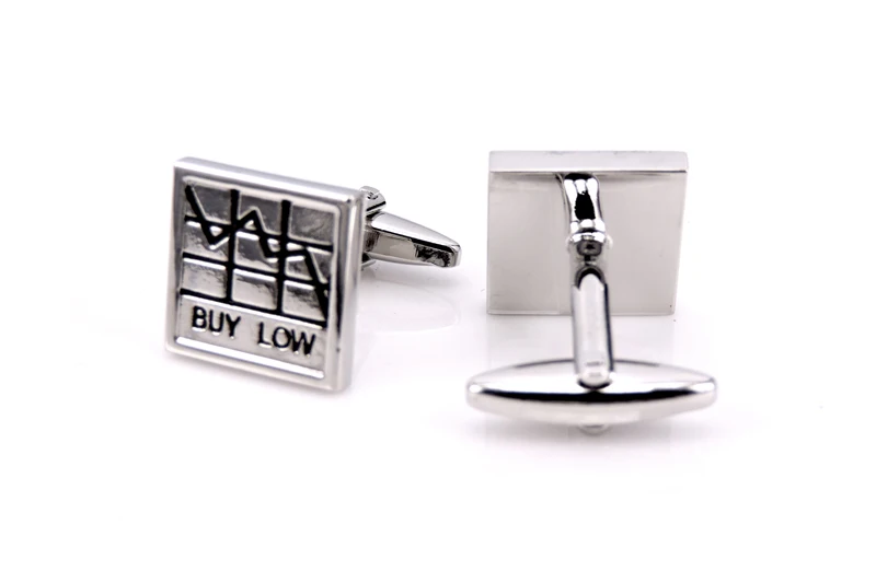 C MAN предложение класса люкс! Деловые Запонки серебристого цвета Новые запонки из