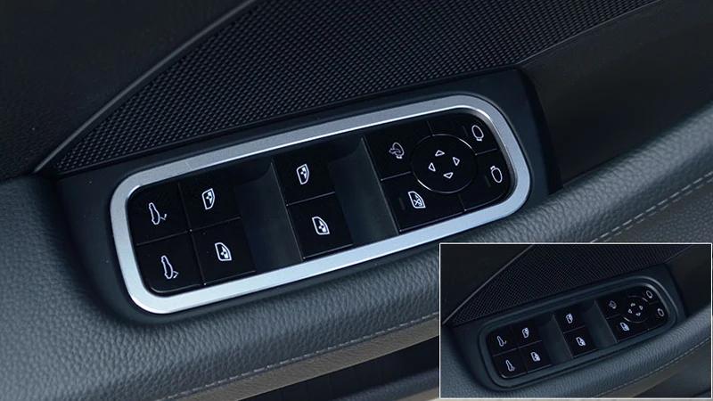 Подходит для Porsche Cayenne салонные аксессуары из алюминиевого сплава Салон, дверь, подлоктоник оконная крышка отделка 4 шт