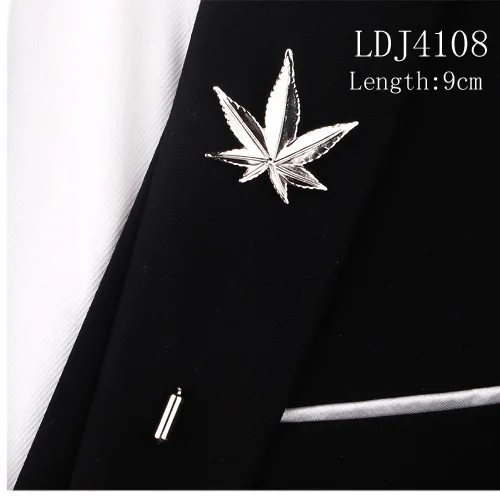 LDJ4108 Новая Серебристая булавка для одежды для Для мужчин Для женщин классический метр Зажимы для галстука Сплав Зажим для галстука костюмы булавка для галстука, воротника с украшением в виде кристаллов Бизнес Corbatas - Окраска металла: LDJ4108