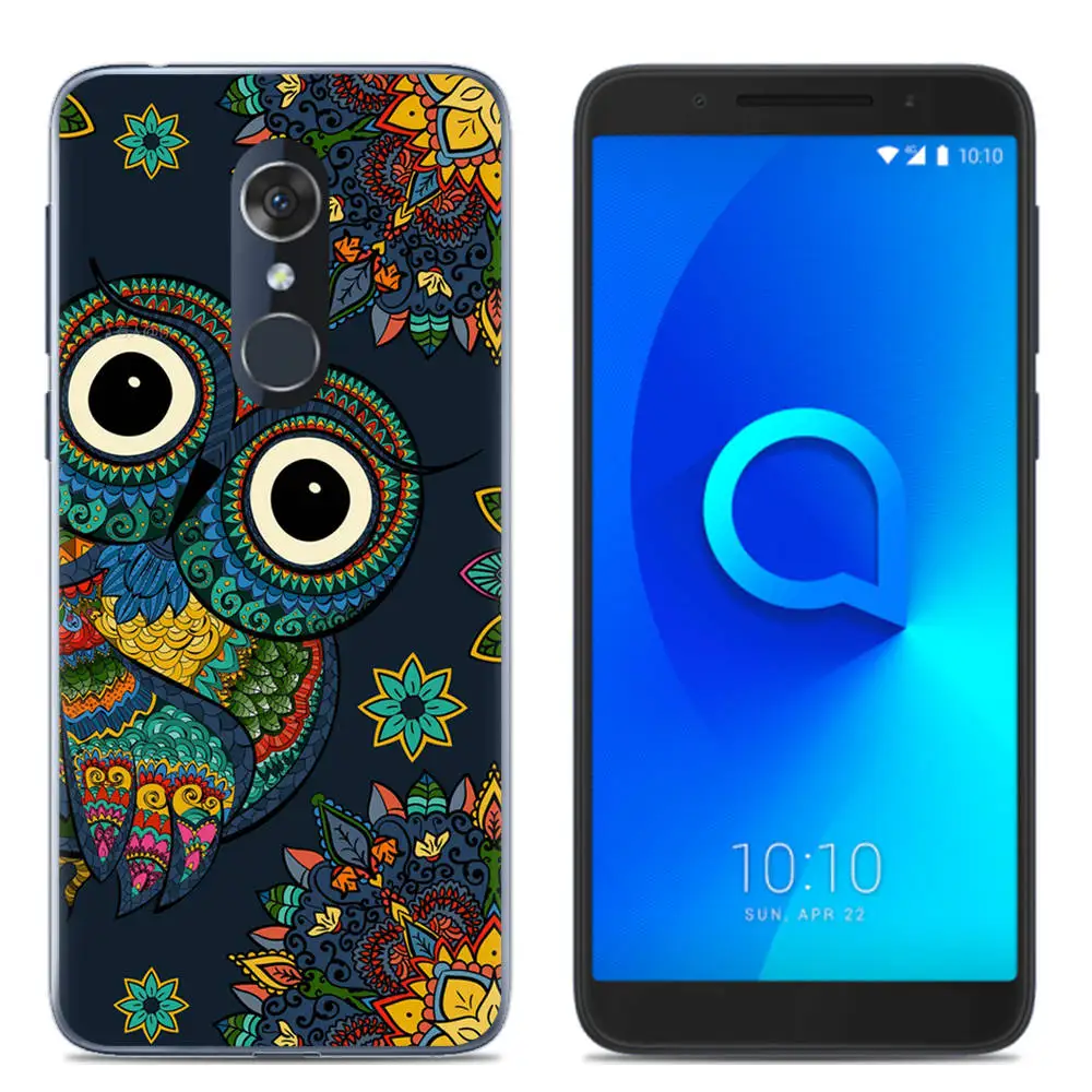 Phone Case For Alcatel 1C / 1X 3 3C 3V 3X Cute Cartoon High Quality Painted TPU Soft Silicone Cover |