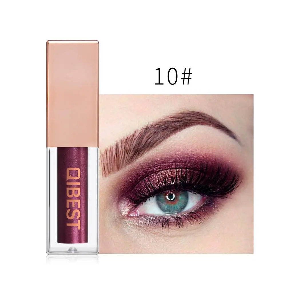 10 15 Colors Liquid Glitter Eyeshadow Pencil Shimmer Eyeshadow Waterproof Long-lasting Shimmer Eyeshadow Eye Makeup Accessorices - Цвет: 10