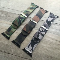watchband for correa apple watch 4 band 42mm 44mm camo nylon nato sport strap 38mm 40mm iwatch bands bracelet series 4 3 2 1