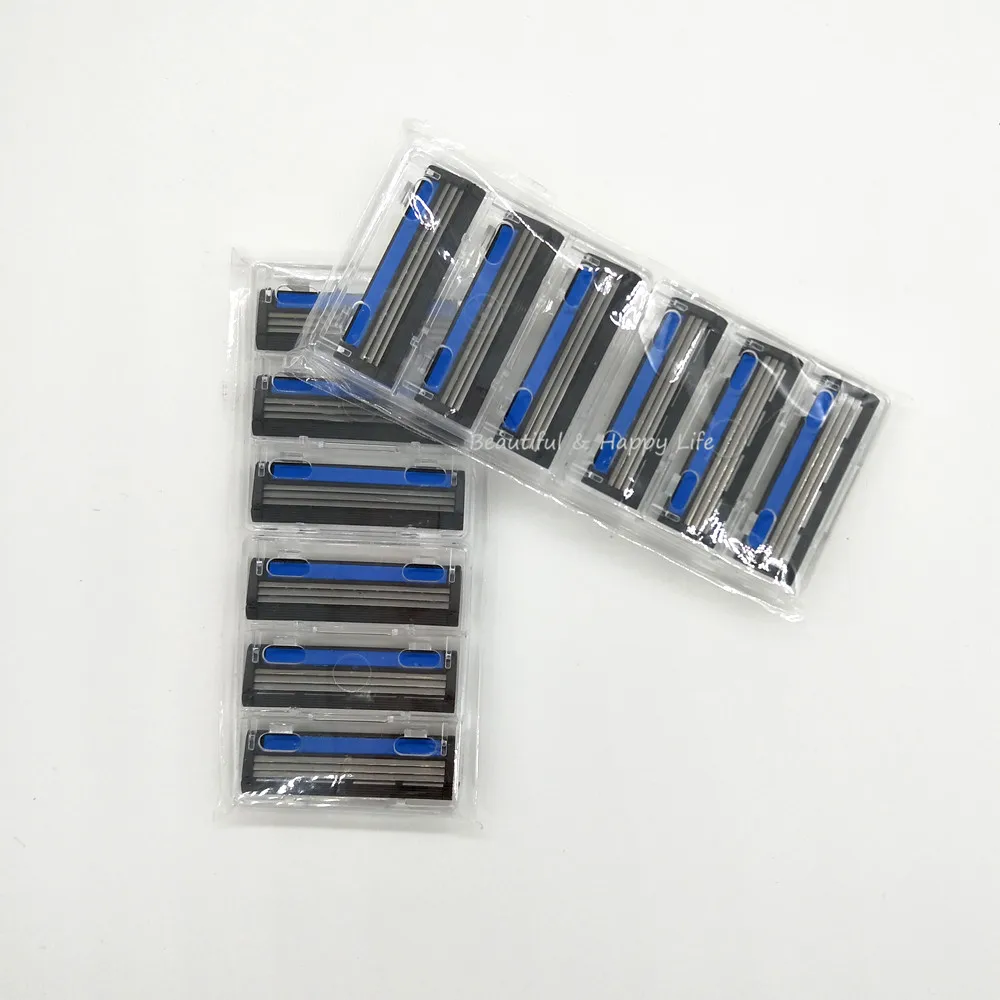 Высококачественная трехслойная Бритва для мужчин 30 шт./лот безопасная бритва с 3