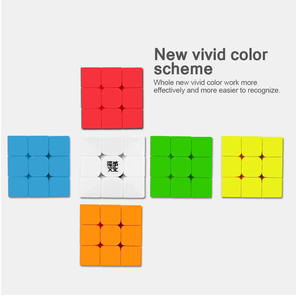 

D-FantiX Moyu Weilong GTS V2 Speed Cube 3x3 Stickerless Moyu Weilong GTS2 3x3x3 Magic Cube Puzzle Toy for Kids Adults Students