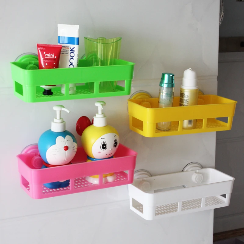 Сильный присоски стиль ванной полки включены туалет настенные ванная комната