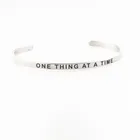 Лидер продаж, браслет из нержавеющей стали с черными чернилами и лазерной гравировкой