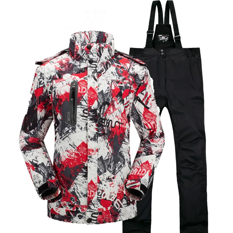 

Outdoor Sports Ski Suit Men Women Windproof Waterproof Thermal Snowboard Skiing Jacket And Pants Sets Winter Snow Skiing Suit