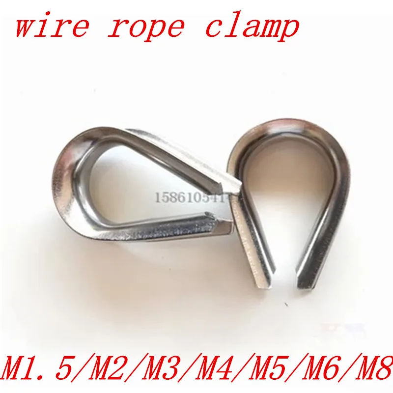 Трос из нержавеющей стали наперсток 304 1 5 мм 2 3 4 6 8 10 мм|thimble|thimble wire rope |