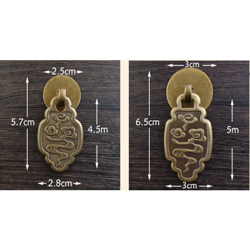 Vintage Brass Handle Cloud Carved Tab Drawer Cabinet Jewelry Box Decorative DIY Furniture Hardware Door Handles 4Sets | Обустройство