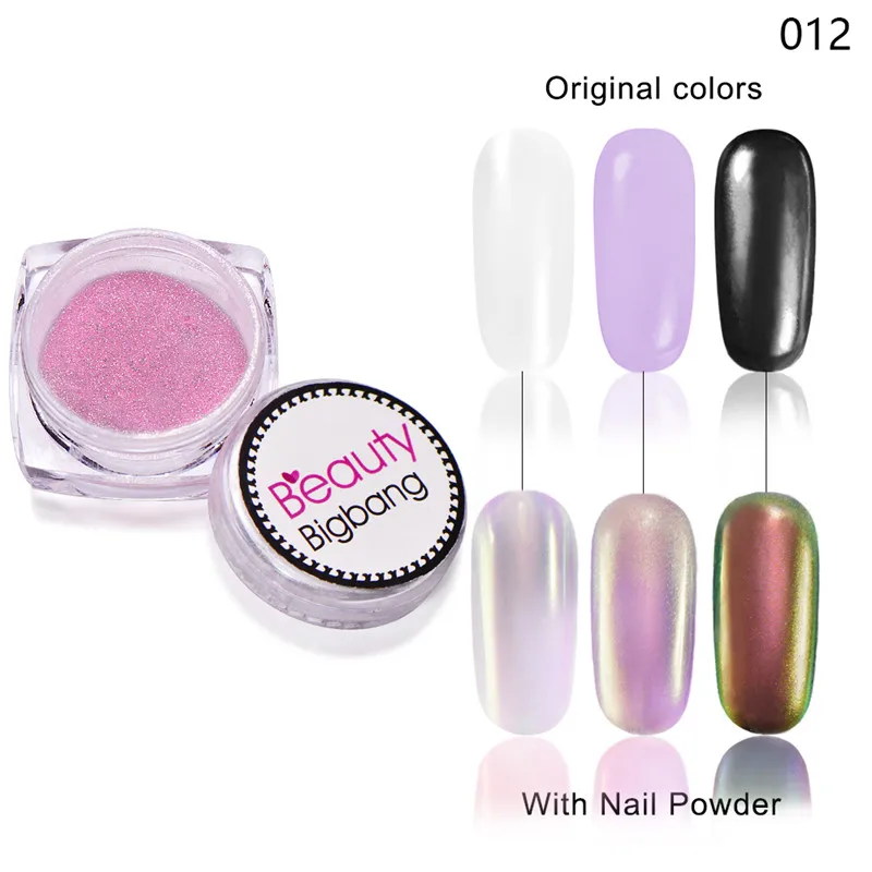 BeautyBigBang 0 2 г дизайн ногтей Блестящий Радужный порошок градиентное мерцание