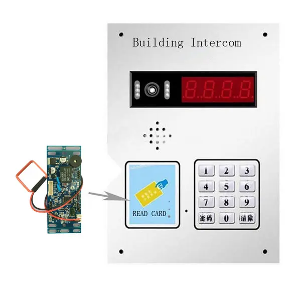 RFID EM/ID встроенный контроль доступа к двери домофон контроля лифт управления с 2 шт