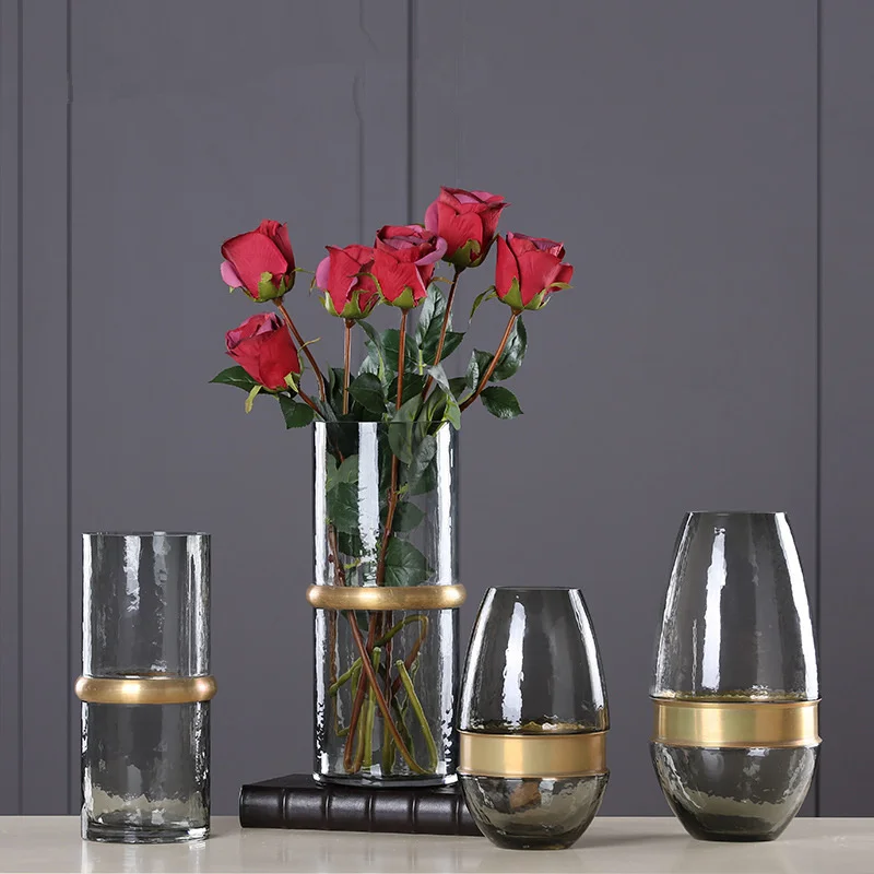 Винтажный стиль стеклянный Настольный завод Бонсай цветок Свадебная