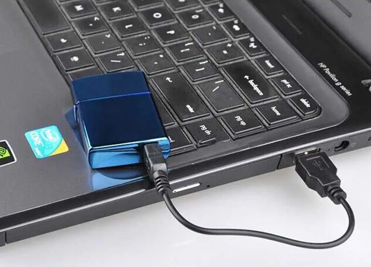 2018 мужской подарок Arc Зажигалки Металла USB Перезаряжаемые Непламено