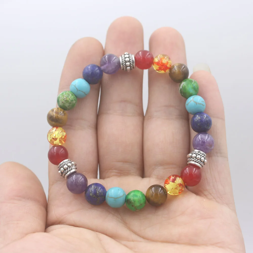 7 мала для чакр браслет дропшиппинг | Украшения и аксессуары