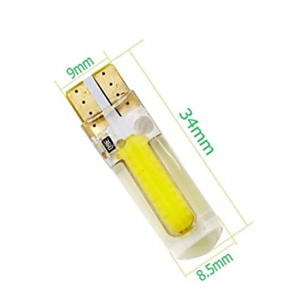 (YSY2)100 Pcs Car LED Silicone Small Lights T10 194 W5W COB White Light Car-styling | Автомобили и мотоциклы