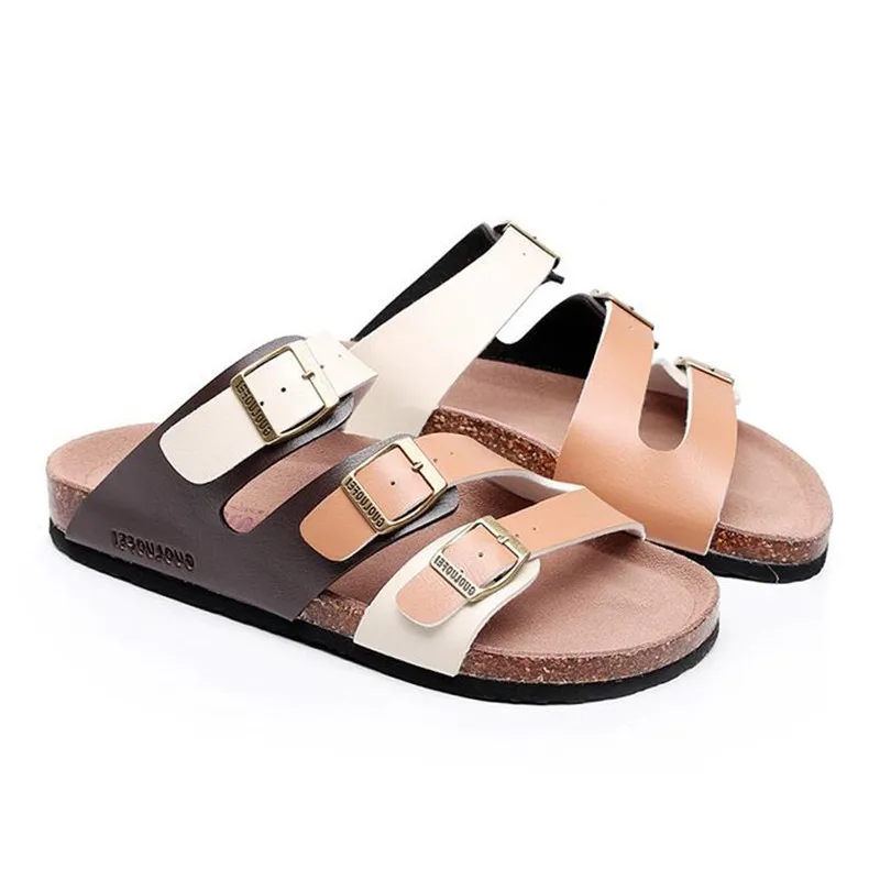 Модные мужские пляжные пробковые тапочки COSMAGIC 2020 летние Нескользящие уличные