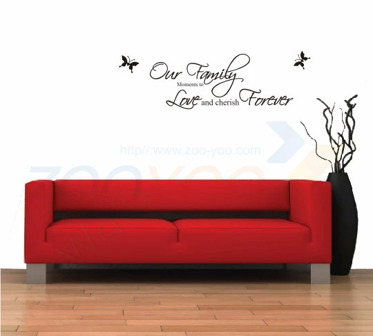 Виниловая наклейка с надписью наши семейные минуты любви и лелеять навсегда