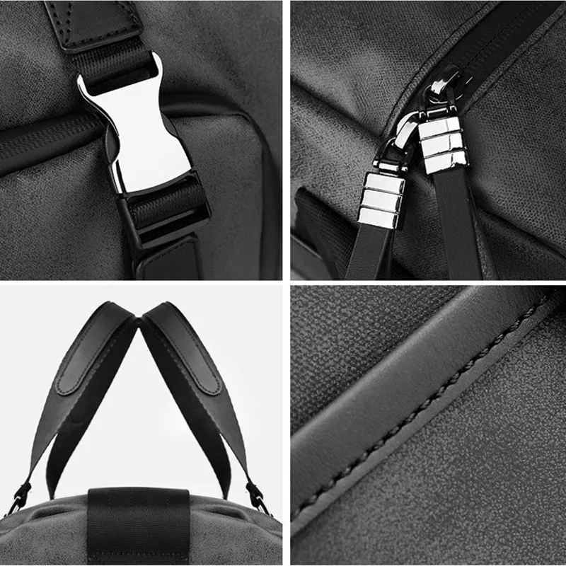 Men Bucket Gym Bag Luggage Travel Hanging Duffel Tote Large Capacity Leisure Water Repellent Weekend Crossbody Shoulder XA1D | Спорт и