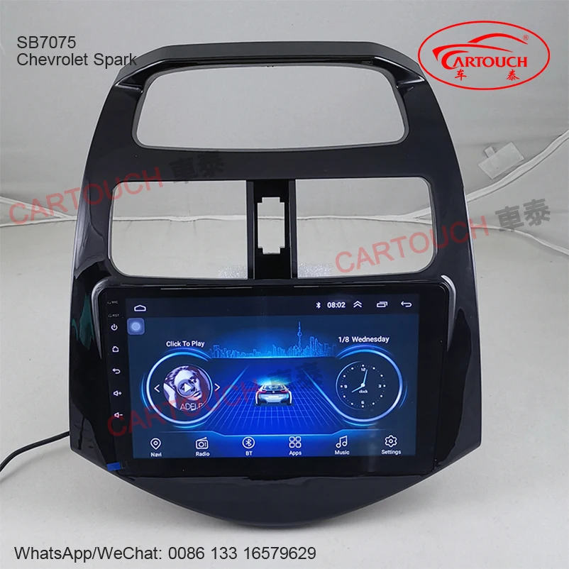Сенсорный экран Авто Стерео dvd gps со встроенным Bluetooth MP3 порт USB для Chevrolet Spark Beat Matiz