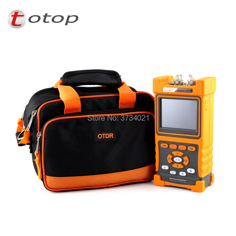 Ручной NK2000 SM OTDR 1310nm/1550nm 28/26dB интегрированный 2 мВт VFL сенсорный Экран 70км ~ 80 км