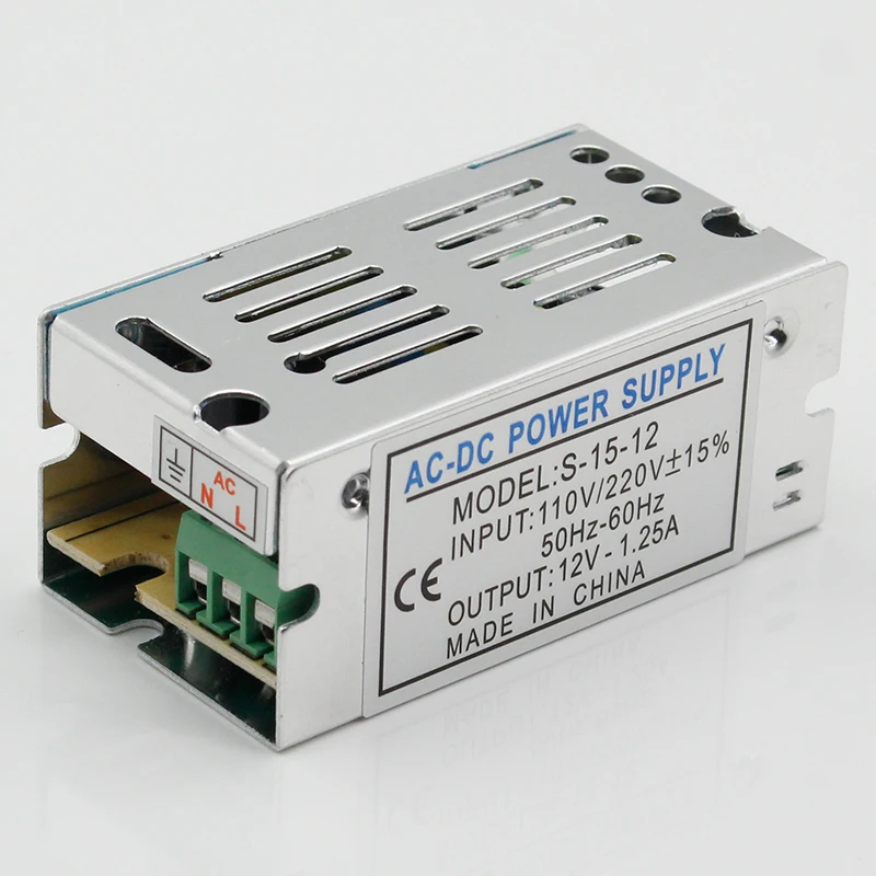 DC12V 1A 2A 3A 5A 8.5A 10A 15A 20A 30A светильник светодиодный трансформатор адаптер питания для