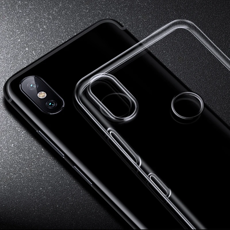 Чехол для Xiaomi Mi A2 Lite прозрачный мягкий чехол из ТПУ lite прозрачные чехлы