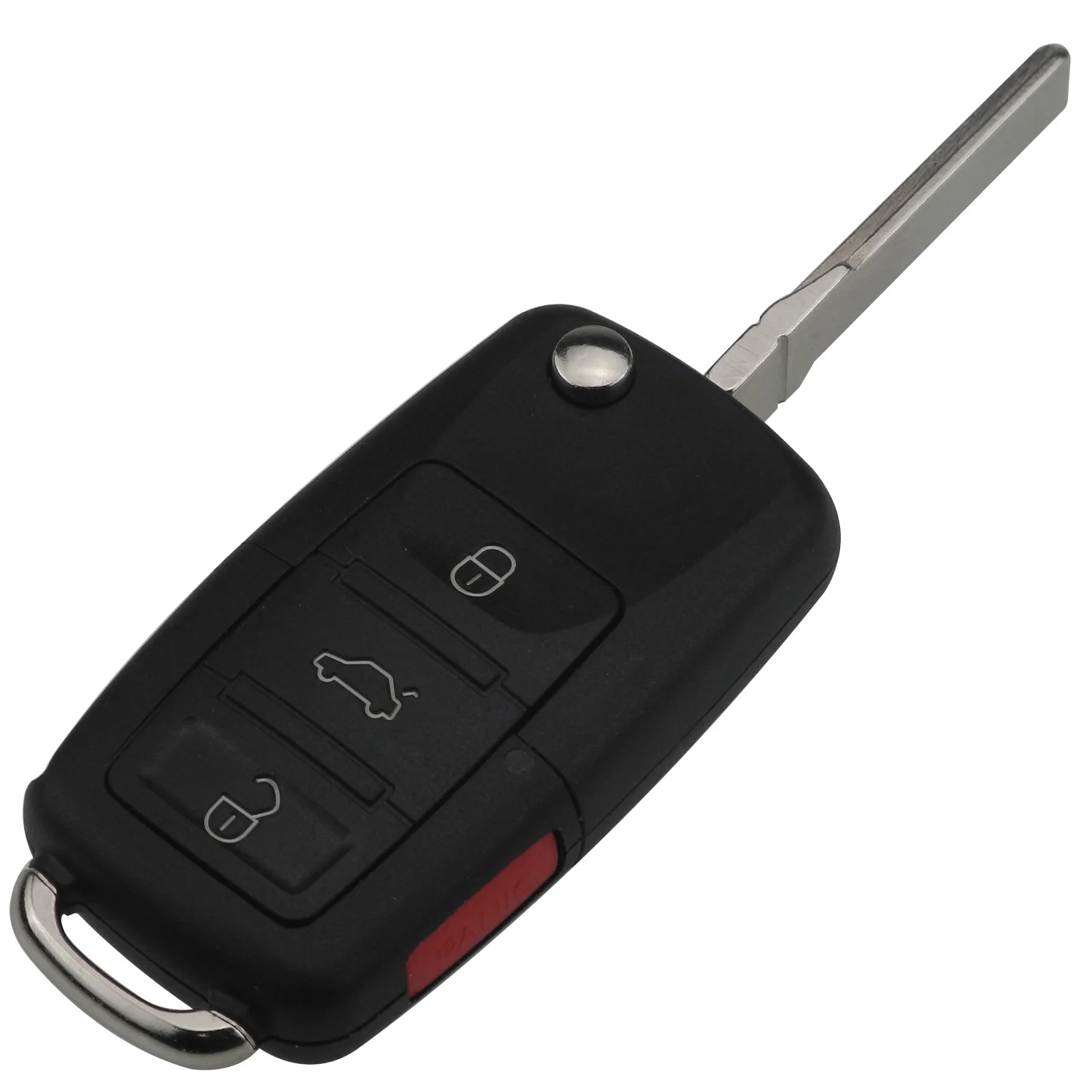 Для VW Touareg 2002 2015 2016 Bettle CC EOS Golf Jetta Passat Tiguan 3 + 1 кнопка флип пульт дистанционного