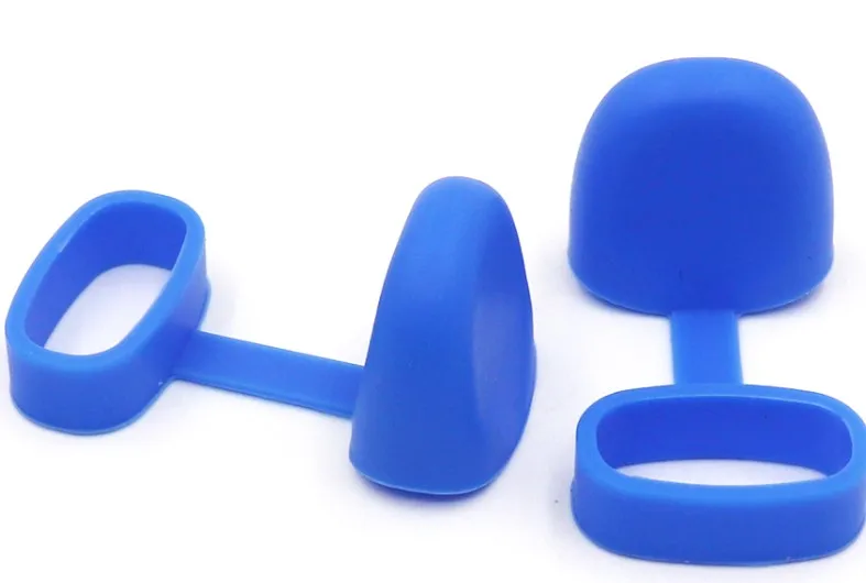2 pc blue caps Lovekeke 13*7 мм vapeband украшение анти-осень Противоскользящий Ремешок Крышка для электронной сигареты relx juu vtv spinner mt phix Малый - Цвет: 2 pc blue caps