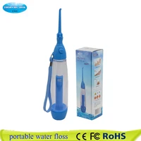 portable oral irrigator clean mouth wash your tooth water irrigation manual water pick dental flosser washing no electricity abs