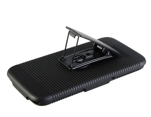 Чехол кобура 2 в 1 комбинированный Жесткий с подставкой и зажимом для ремня Samsung