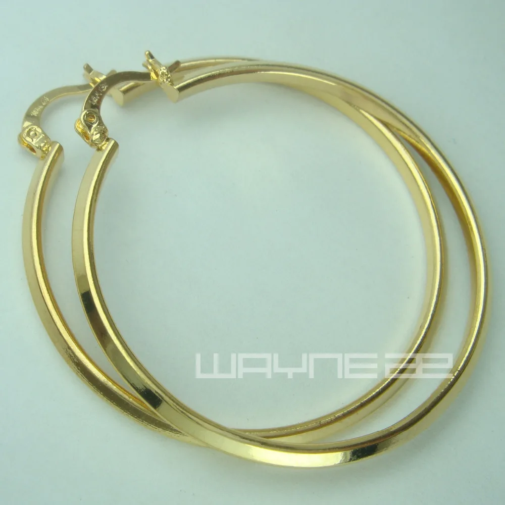 Красивые серьги кольца с позолотой 18 карат E43|earings gold|earring tapersearrings babies |