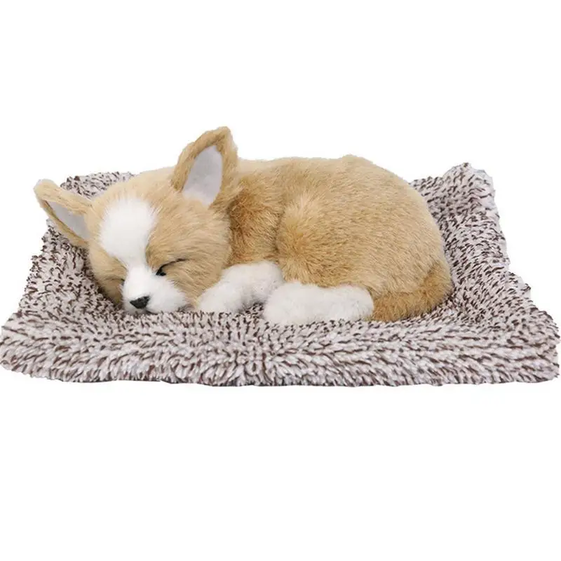 Corgi Милые собаки углеродное моделирование собака автомобиль очиститель кукла украшение автомобиля угольный мешок игрушка плюшевое украшение интерьера корги Хаски кошка - Название цвета: Corgi