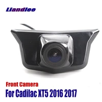 liandlee auto car front view camera logo embedded for cadilac xt5 2016 2017 not reverse rear parking cam