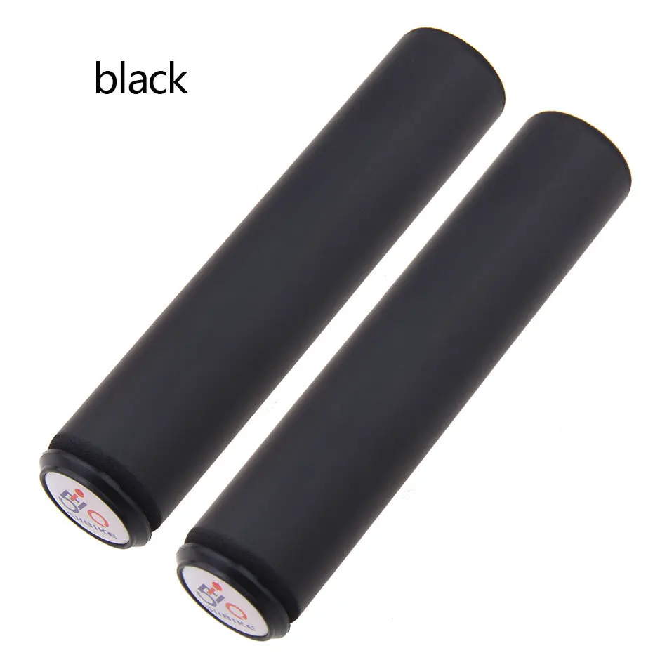Black Ручка для руля Ultraight высокая плотность пены силиконовая губка для MTB велосипеда Xc/am противоскользящая амортизирующая супер мягкая - Цвет: Black