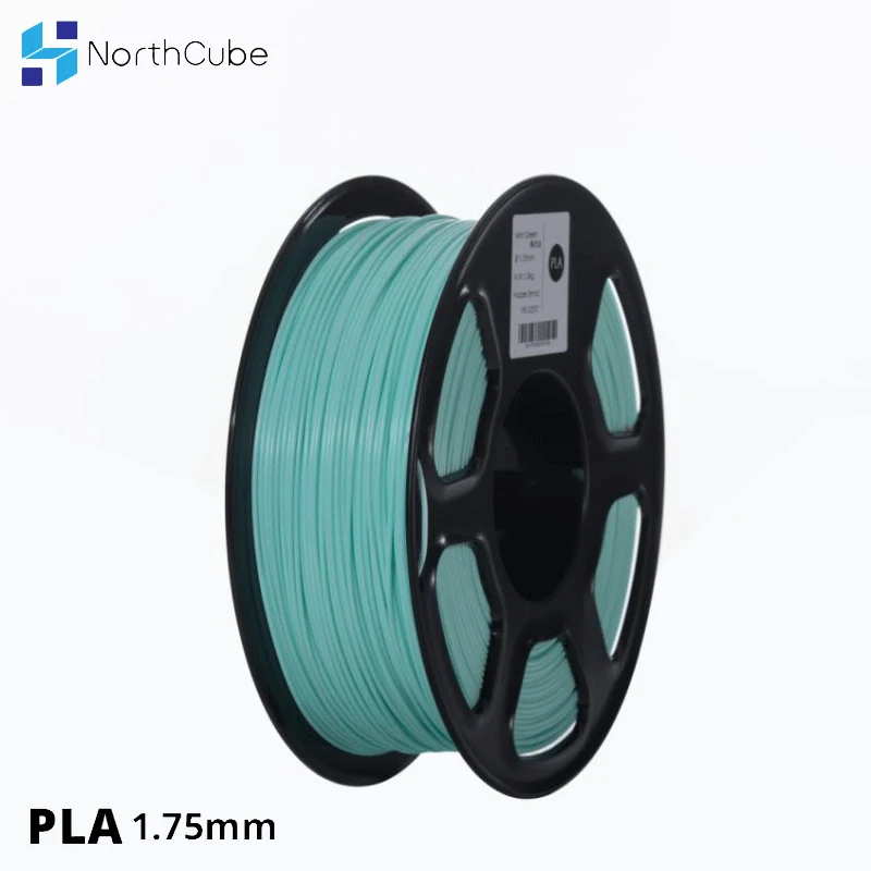 

3D printer PLA Filament 1.75mm for 3D Printers, 1kg(2.2lbs) +/- 0.02mm Mint Green color
