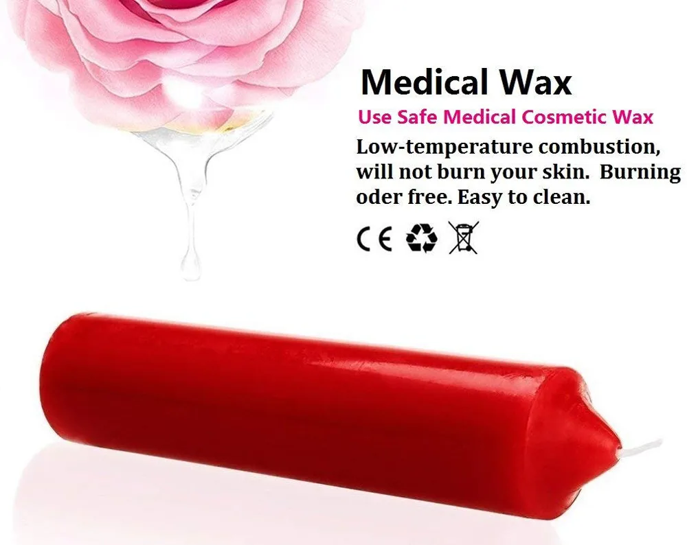 1 шт. массажные свечи секс игрушки длинные для взрослых низкая температура