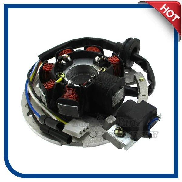 7 катушки 5 Провода статора для 2 такта Alpha Sports 50cc 70cc 90cc ATV 1PE40QMB 1PE50QMF | Автомобили и