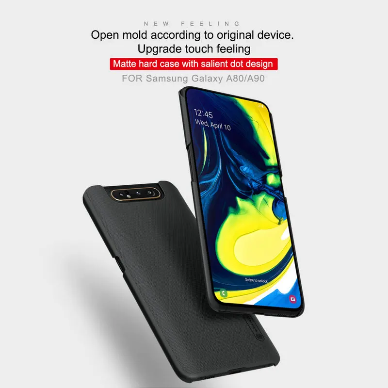 Nillkin Пластик Coque для samsung Galaxy A80 чехол для samsung Galaxy A80 A90 SM-A805F SM A805F телефона чехол-лента на заднюю панель