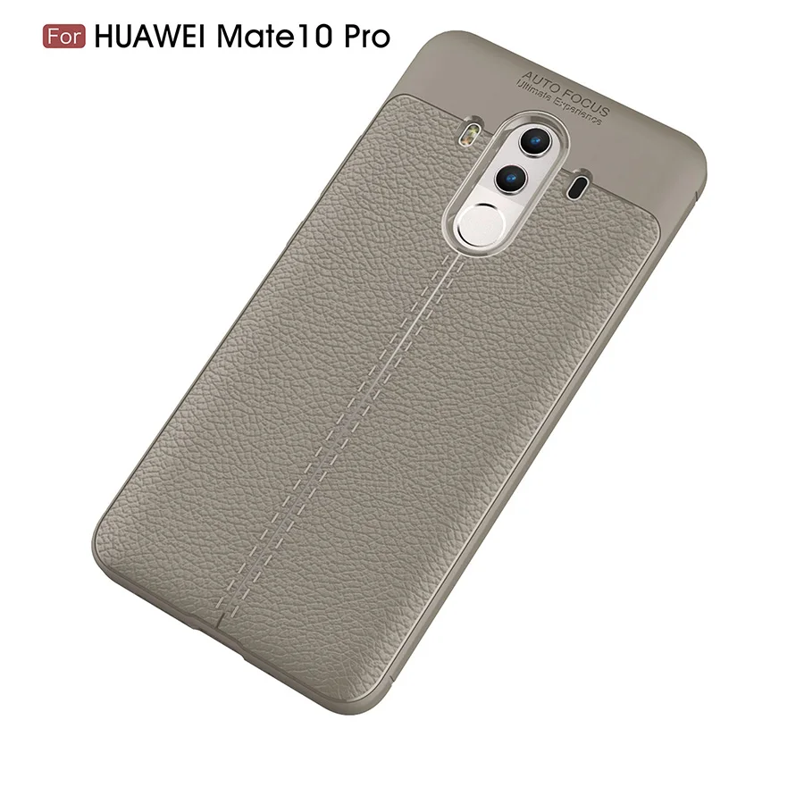 KLOVRRD Leather Litchi Silicone Soft TPU Back Cover Case For Huawei Mate 10/Mate10 pro Shockproof Protector |