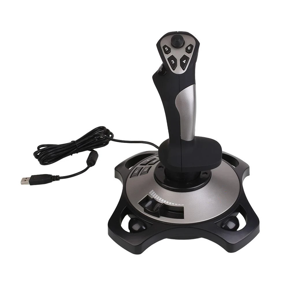 Gasky Профессиональный 4 осевой USB джойстик симулятор Кулисный игровой контроллер